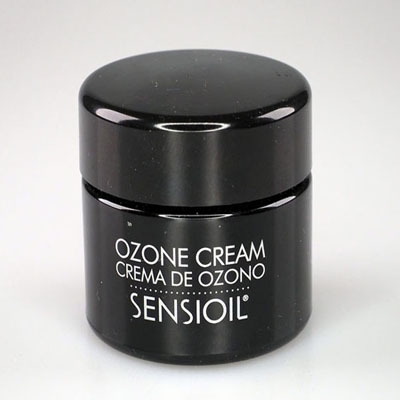 a cream created with ozone and organic ingredients
